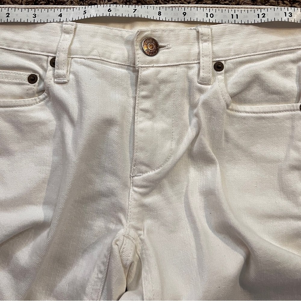 J. Crew Women's White Match Stick Jeans - Picture 11 of 12